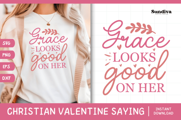 Celebrate Faith and Love: Christian Valentine s Day Quote SVG 10 Graphics for Crafts