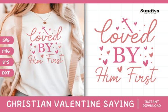 Celebrate Love: Christian Valentine s Day Quote SVG 2 Graphics for Crafts
