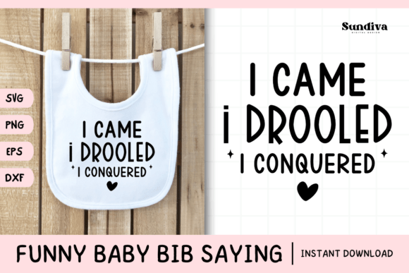 Funny Baby Bib Quote SVG 24: A Crafts and Graphics Review for Publishers