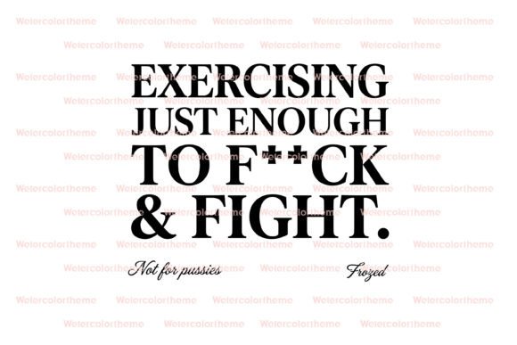 Funny Gym Quote SVG for Crafts and Graphics