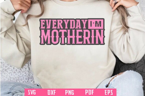 Funny Mom Life Quote SVG PNG for Crafts and Graphics