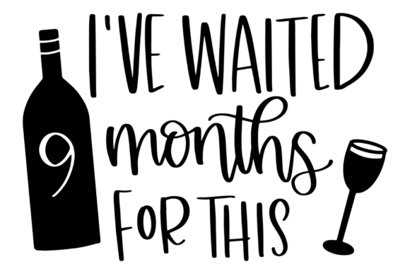 Funny Postpartum Quote SVG for Graphics & Crafts