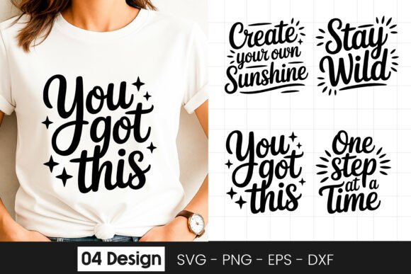 You Got This Motivational Quote SVG PNG for Graphics and Crafts